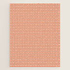 Retro Orange Stripe Pattern Jigsaw Puzzle Gallery Image 1