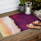 Maroon Ocean Outdoor Rug Gallery Image 2