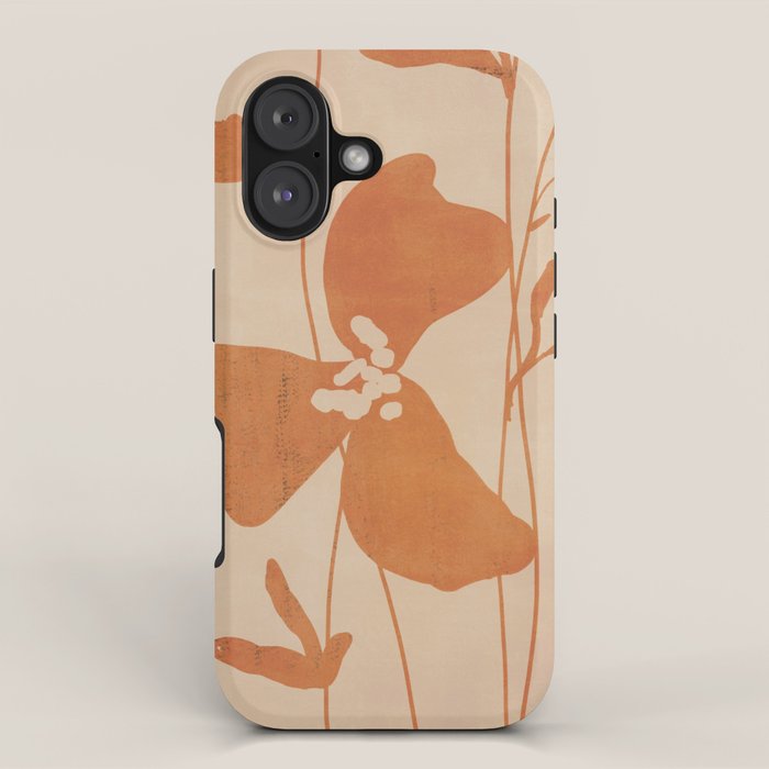 Abstract Minimal Flowers 3 iPhone Case Gallery Image 1