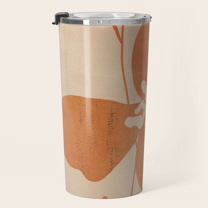 Abstract Minimal Flowers 3 Travel Mug Gallery Image 3