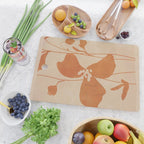 Abstract Minimal Flowers 3 Cutting Board Gallery Image 2