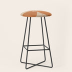 Abstract Minimal Flowers 3 Stool Gallery Image 1