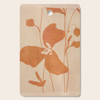 Abstract Minimal Flowers 3 Cutting Board Gallery Image 1