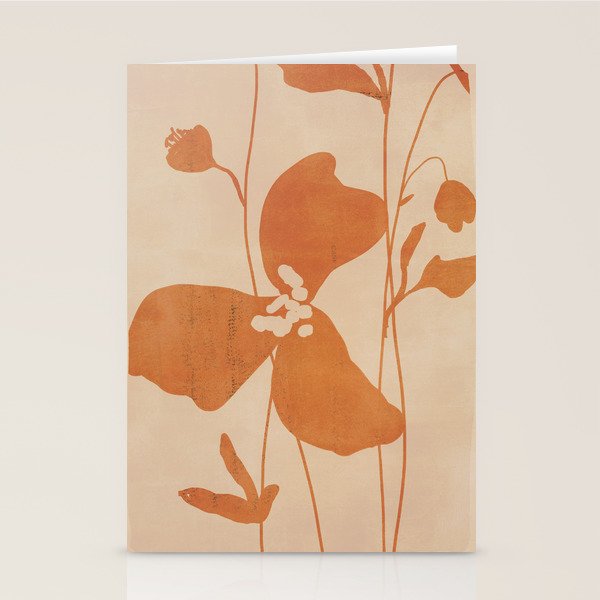 Abstract Minimal Flowers 3 Stationery Card Gallery Image 2
