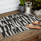 Shapes & Layers #1 Outdoor Rug Gallery Image 2