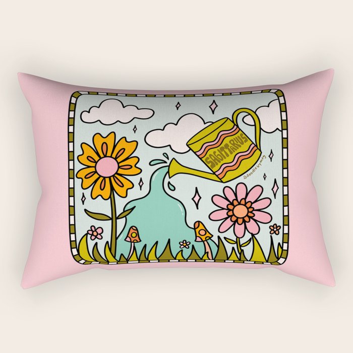 Sagittarius Garden Rectangular Pillow Gallery Image 1