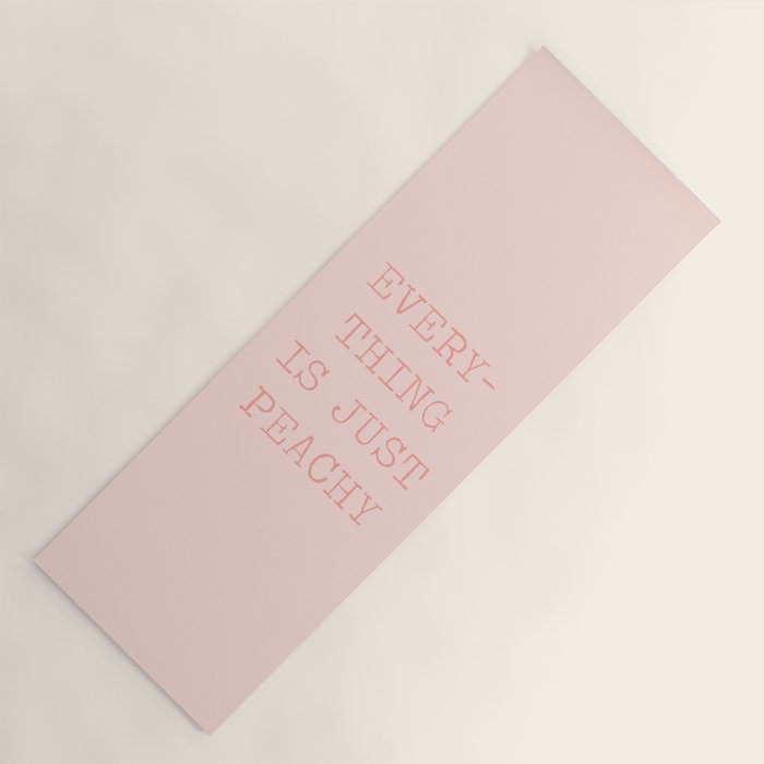 Just Peachy Yoga Mat Gallery Image 1