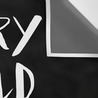 Every Child is an Artist Pablo Picasso black and white typography quote home room wall decor Wall Tapestry Gallery Image 3