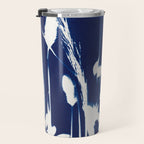 Cyan Herbarium #1 Travel Mug Gallery Image 3