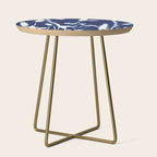 Cyan Herbarium #1 Side Table Gallery Image 1