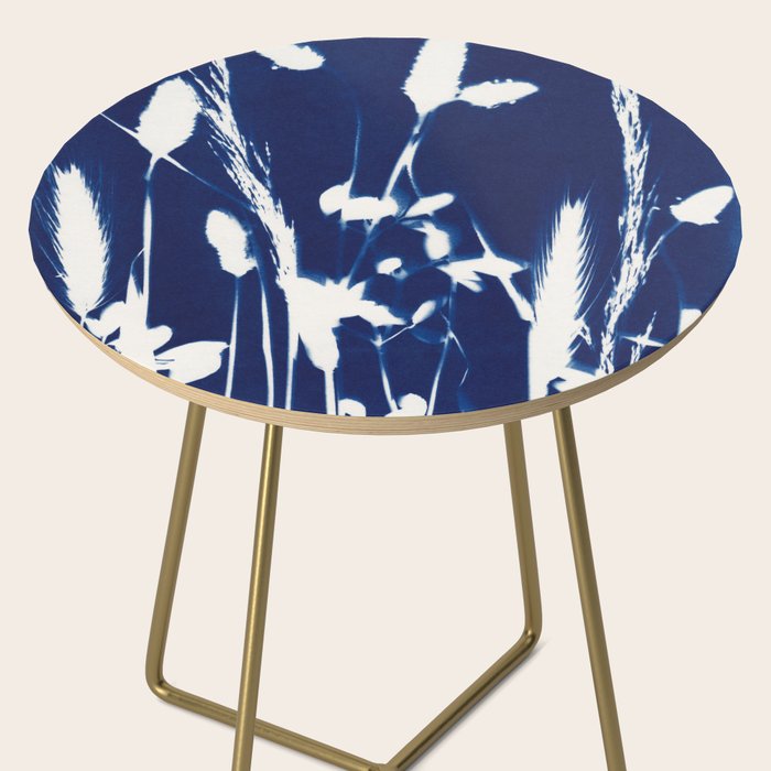 Cyan Herbarium #1 Side Table Gallery Image 2