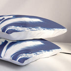 Cyan Herbarium #1 Pillow Sham Gallery Image 3