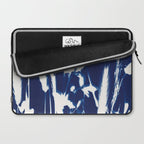 Cyan Herbarium #1 Laptop Sleeve Gallery Image 2