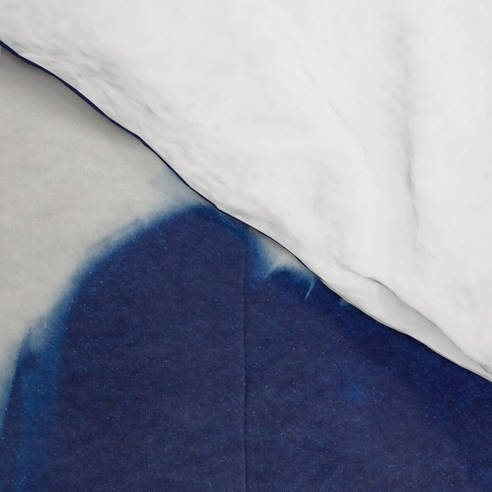 Cyan Herbarium #1 Comforter Gallery Image 4