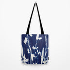 Cyan Herbarium #1 Tote Bag Gallery Image 2