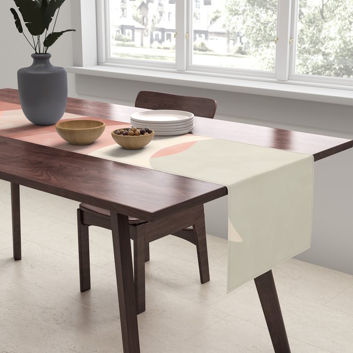 Reddish desert dunes moon Table Runner Gallery Image 2
