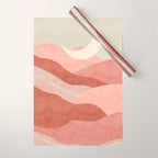 Reddish desert dunes moon Wrapping Paper Gallery Image 1