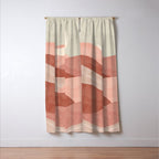 Reddish desert dunes moon Window Curtain Gallery Image 3