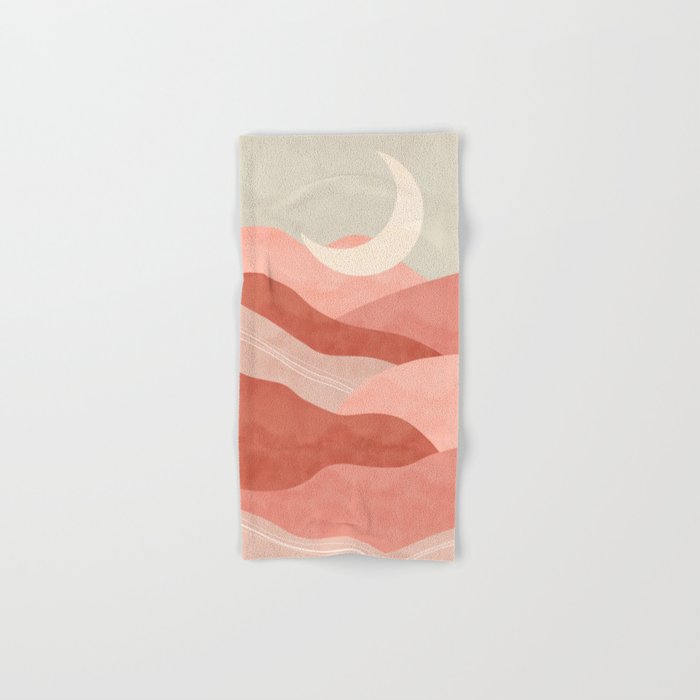 Reddish desert dunes moon Bath Towel Gallery Image 1