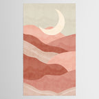 Reddish desert dunes moon Tablecloth Gallery Image 2