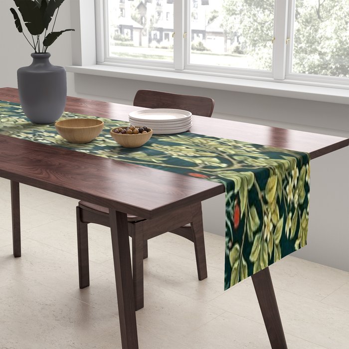 William Morris Tree Of Life  Table Runner Gallery Image 2