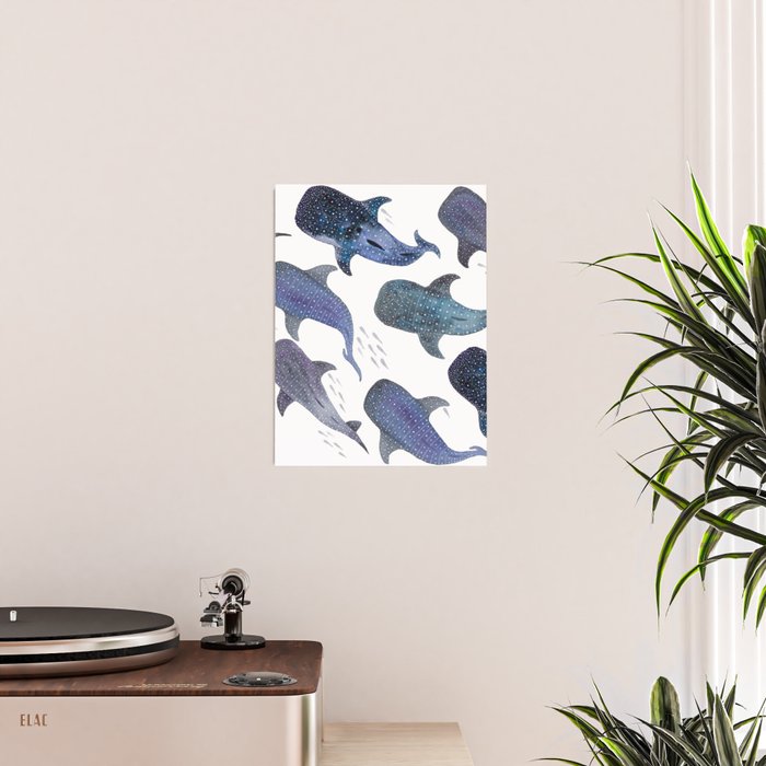 Whale Shark Pattern Party Poster Gallery Image 2