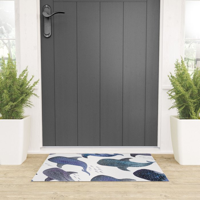 Whale Shark Pattern Party Welcome Mat Gallery Image 3