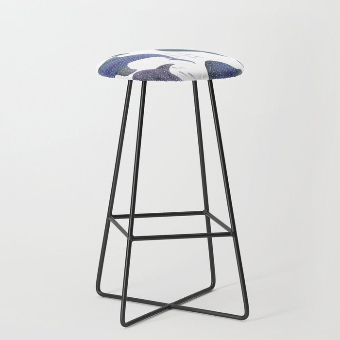 Whale Shark Pattern Party Stool Gallery Image 1