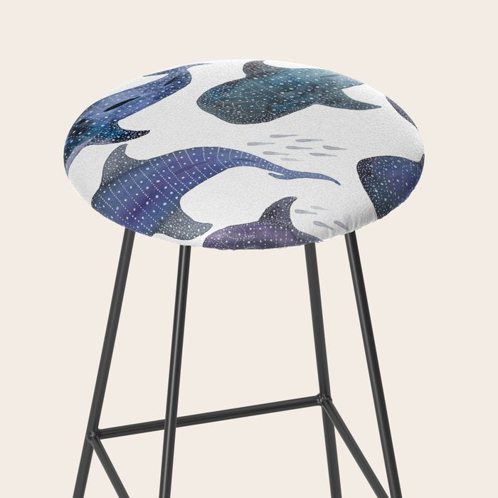 Whale Shark Pattern Party Stool Gallery Image 2