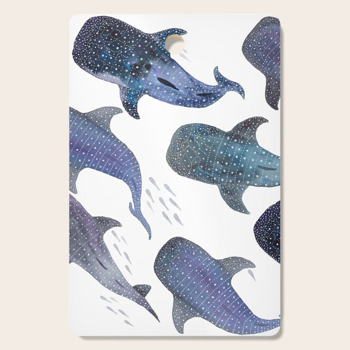 Whale Shark Pattern Party Cutting Board Gallery Image 1