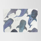Whale Shark Pattern Party Rug Gallery Image 2