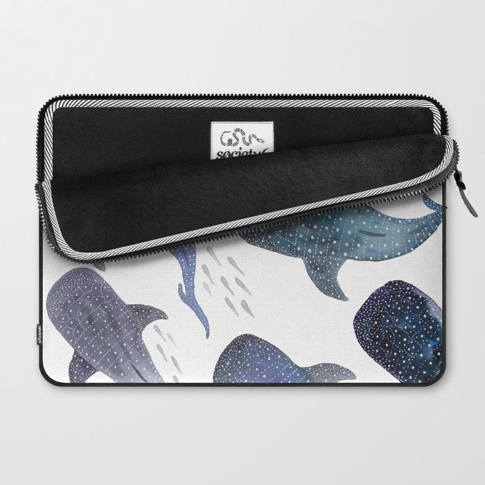 Whale Shark Pattern Party Laptop Sleeve Gallery Image 2