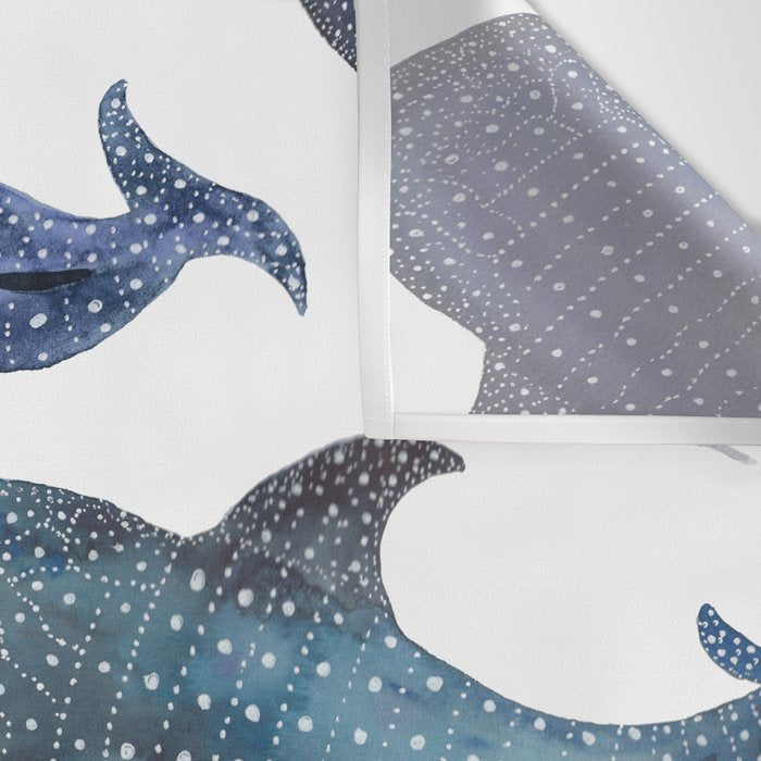 Whale Shark Pattern Party Wall Tapestry Gallery Image 3