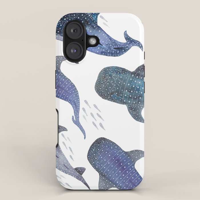 Whale Shark Pattern Party iPhone Case Gallery Image 1