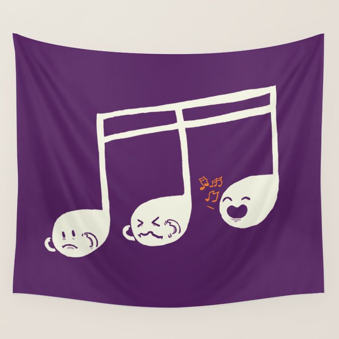 Sounds O.K. (off key) Wall Tapestry Gallery Image 1