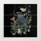 Moon Raven  Wood Wall Art Gallery Image 1