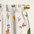 Pressed Florals Window Curtain Gallery Image 2