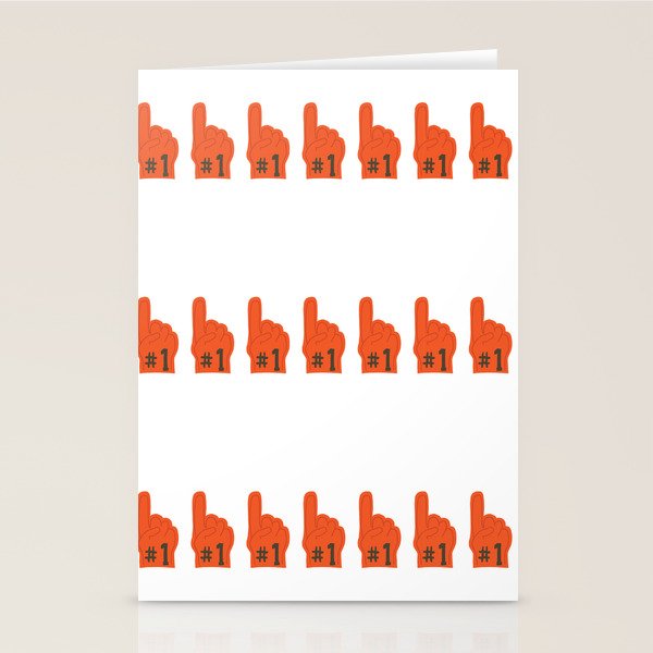 Foam Hand Stationery Card Gallery Image 1
