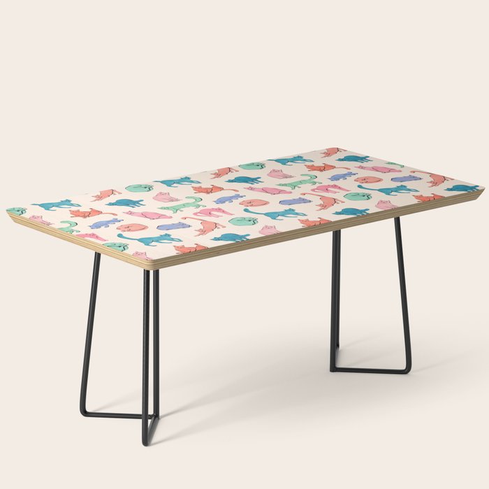 Pastel Cats Coffee Table Gallery Image 1
