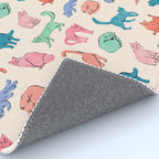 Pastel Cats Rug Gallery Image 4