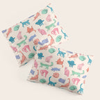 Pastel Cats Pillow Sham Gallery Image 3