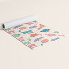 Pastel Cats Yoga Mat Gallery Image 2