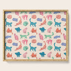 Pastel Cats Serving Tray Gallery Image 1