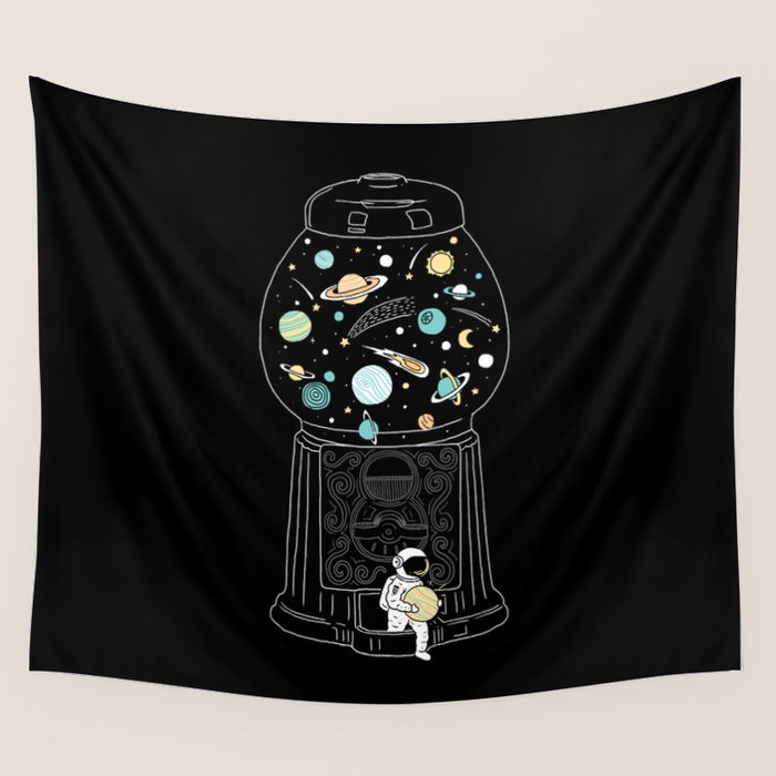 My Childhood Universe 2 Wall Tapestry Gallery Image 4