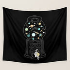 My Childhood Universe 2 Wall Tapestry Gallery Image 4