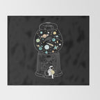 My Childhood Universe 2 Throw Blanket Gallery Image 2