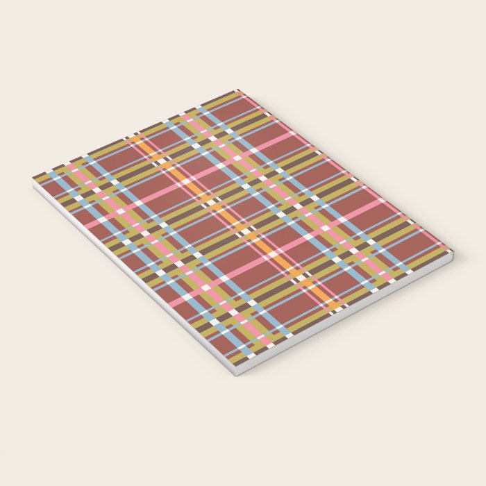 Autumn Tartan Charm Notebook Gallery Image 3