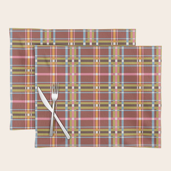 Autumn Tartan Charm Placemat Gallery Image 1