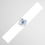 Blue nautical vintage octopus illustration Table Runner Gallery Image 3