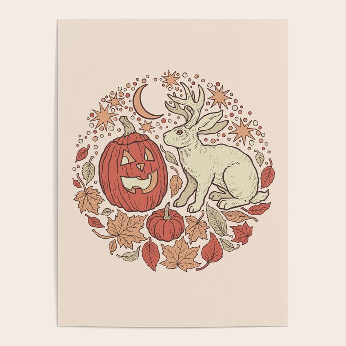 Halloween Friends | Autumn Palette Poster Gallery Image 1